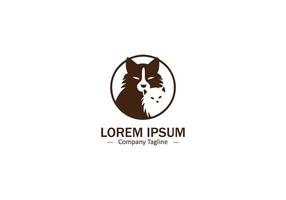 Elegantly Designed Whisker Icon Featuring a Graceful Cats Silhouette for High End Pet Branding and Merchandise vector