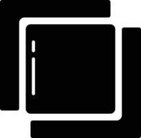 Divide solid glyph illustration vector