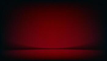 Red Background Wall Studio Room with Spotlights on floor.Minimalism Empty Maroon Backdrop Stage Show with neon light for product present,3D Burgundy Display Podium Stand for technology concept vector