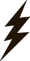 Lightning icon Thunder charging power Thunderstorm vector
