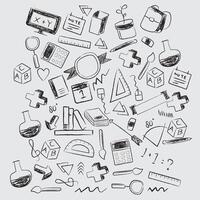 Creative School Background With Blackboard Style Design vector
