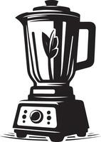 a black and white illustration of a blender vector