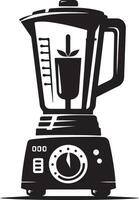 a black and white illustration of a blender vector
