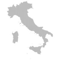 Italy map with dotted pattern illustration vector