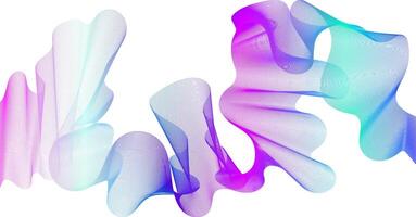 Abstract colorful wave lines on a white background. illustration vector