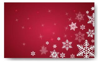 Christmas snowflake with night star light and snow fall abstract background illustration eps10 vector
