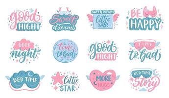 Sketch bed pillows with textile patterns, doodle sleeping accessories vector