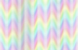 Seamless rainbow guilloche lines pattern. Multicolored wavy line texture wallpaper, magic flow background vector