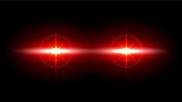 Laser eyes meme overlay. Glowing red eyes, hyper beam power-up effect and beast mode superhero laser vision template vector