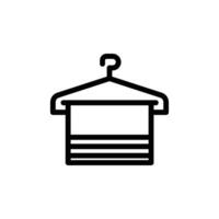 Towel hanger icon design vector