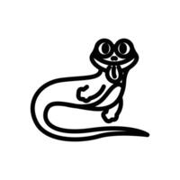 Gecko icon design vector