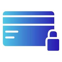Secure Credit Card vector