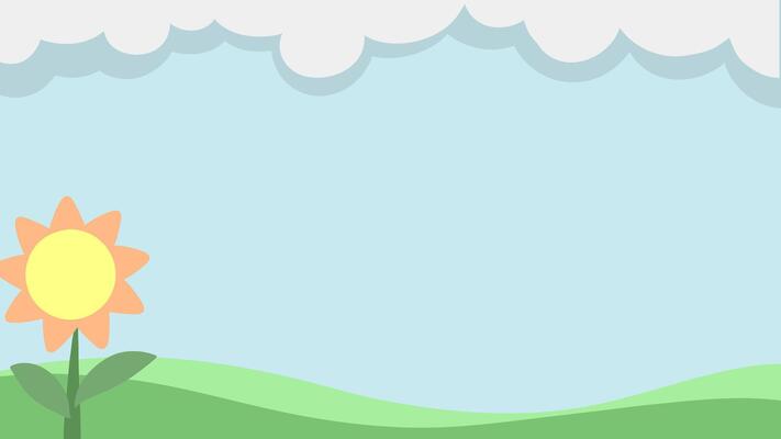 Green grass landscape cartoon background graphic illustration