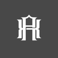 Monogram logo, a combination of the letters a and x or the letters x and a vector