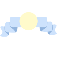 ribbon with blank space illustration . ribbon with blank space for text. Suitable for adding personal messages, announcements, or custom text designs. png