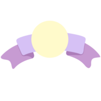 ribbon with blank space illustration . ribbon with blank space for text. Suitable for adding personal messages, announcements, or custom text designs. png