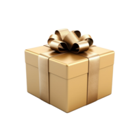 3d Icon Of Gift box isolated on transparent background png