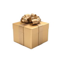 3d Icon Of Gift box isolated on transparent background png