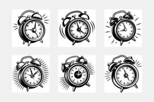 Abstract ringing alarm artwork for home design vector
