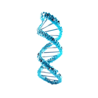 3d Blue Dna Helix Sequence Element isolated on transparent background png
