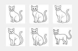 How to Create Cat Line Art Illustration vector