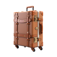 3d Suitcase isolated on transparent background png