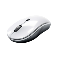 A computer mouse with a light isolated on transparent background png