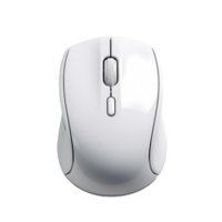 A computer mouse with a light isolated on transparent background png