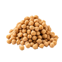 A heap of chickpeas isolated on transparent background png