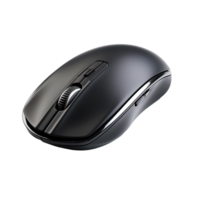 A computer mouse with a light isolated on transparent background png