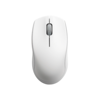 A computer mouse with a light isolated on transparent background png