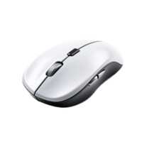 A computer mouse with a light isolated on transparent background png