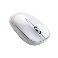 A computer mouse with a light isolated on transparent background png