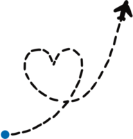 arrow, travel concept. illustration png