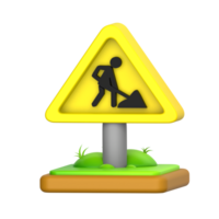 Work In Progress 3D Icon png