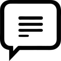 a speech bubble icon with a line through it vector