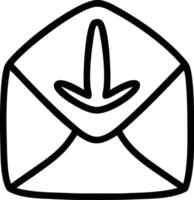 email envelope icon vector