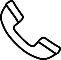a phone icon on a white background vector