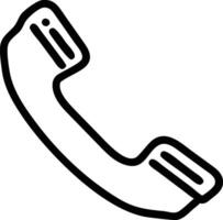 phone icon on a white background vector