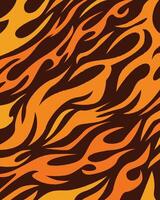 Abstract tiger skin pattern background vector