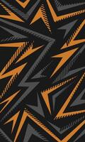 Abstract geometric triangle stripes pattern for sports jersey fabric vector