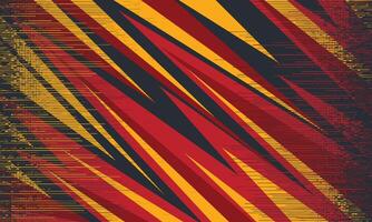 Geometric striped pattern background with abstract grunge paint strokes vector