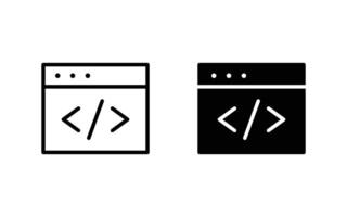 web page icon vector