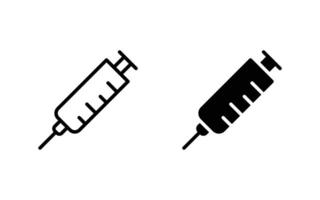 injection icon . injection symbol vector