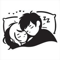 Romantic couple in various poses silhouettes collection set. Couple falling in love different poses vector