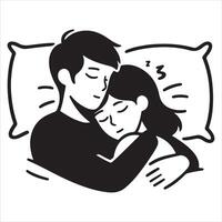 Romantic couple in various poses silhouettes collection set. Couple falling in love different poses vector