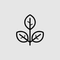 Leaf symbol for your web site design vector