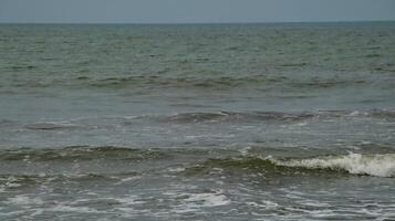 Fisherman standing at the seashore photo