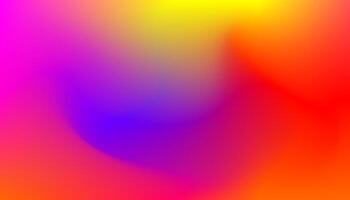 dynamic, abstract background featuring a gradient mesh of warm, vibrant colors including red, orange, yellow, and purple. The colors blend seamlessly in a wave like pattern, creating sense movement vector