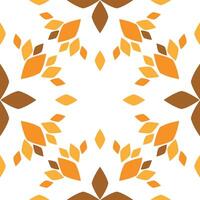 Seamless pattern with abstract flowers vector